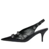 Cagole Slingback 70 mm Topuklu Ayakkabı “Siyah” 714251WAD4E1081