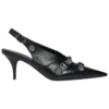 Cagole Slingback 70 mm Topuklu Ayakkabı “Siyah” 714251WAD4E1081