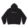 Caps Destroyed Kapüşonlu Sweatshirt “Siyah” 659403TKVB61781