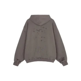 Caps Destroyed Kapüşonlu Sweatshirt “Tan” 659403TKVB67185