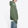 Caps Destroyed Kapüşonlu Sweatshirt “Yeşil” 659403TKVB63011