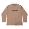 Caps Oversized Uzun Kollu Tişört “Haki” 681046TNVL17761