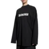 Caps Oversized Uzun Kollu Tişört “Siyah” 681046TNVL11070