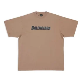 Caps Tişört Boxy Fit “Tan” 651795TNVL17761
