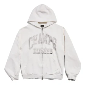 Champs-elysees Tam Fermuarlı Kapüşonlu Sweatshirt Normal Kesim “Beyaz” 803264TRVM99016 Champs-elysees Tam Fermuarlı Kapüşonlu Sweatshirt Normal Kesim “Beyaz” 803264TRVM99016