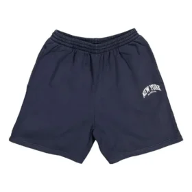 Cities New York Pamuklu Sweat Şort “Lacivert Beyaz” 676137TLVM30396