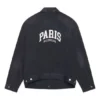 Cities Paris Oversized Denim Ceket “Yıkanmış Siyah Beyaz” 690198TBP479034