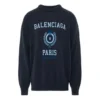 College Crest Bisiklet Yaka Sweatshirt “Navy” 696226T32394640
