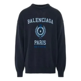 College Crest Bisiklet Yaka Sweatshirt “Navy” 696226T32394640