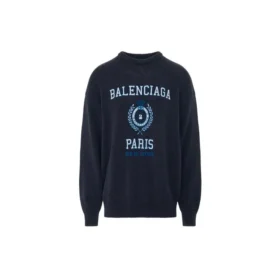 College Crest Bisiklet Yaka Sweatshirt “Navy” 696226T32394640