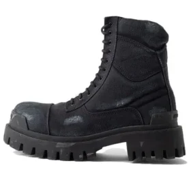 Combat Strike 20 mm Çizmeler “Yıkanmış Siyah Pamuk” 694060W2H111000