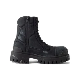 Combat Strike 20 mm Çizmeler “Yıkanmış Siyah Pamuk” 694060W2H111000