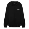 Crew Alfabe Baskılı Fermuarlı Unisex Siyah 620974TIV751070