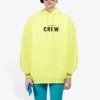Crew Kapüşonlu Sweatshirt Sarı 578135TIV757072