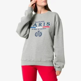 Crown Tek Renkli Alfabe Logolu Kapüşonlu Sweatshirt Gri 578132TGV681300 Crown Tek Renkli Alfabe Logolu Kapüşonlu Sweatshirt Gri 578132TGV681300