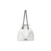 Crush Küçük Tote Çanta “Optic White” 742942210IU9001