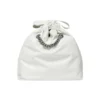 Crush Küçük Tote Çanta “Optic White” 742942210IU9001