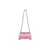 Crush Küçük Zincirli Çanta Kapitone “Pembe” 716351210J05812