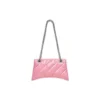 Crush Küçük Zincirli Çanta Kapitone “Pembe” 716351210J05812