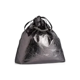 Crush Orta Boy Tote Çanta Metalik “Gri” 7429412AATG1314