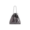 Crush Orta Boy Tote Çanta Metalik “Gri” 7429412AATG1314