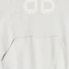 Crypto Kapüşonlu Sweatshirt Orta Kesim “Off White” 742603TOVU7