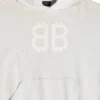Crypto Kapüşonlu Sweatshirt Orta Kesim “Off White” 742603TOVU7