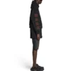 Crypto Kapüşonlu Sweatshirt Orta Kesim “Siyah Soluk” 742603TOVN71055