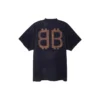 Crypto Oversized Tişört “Black Faded” 739028TOVN81055