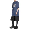 Crypto Oversized Tişört “Mavi” 739028TOVU64108