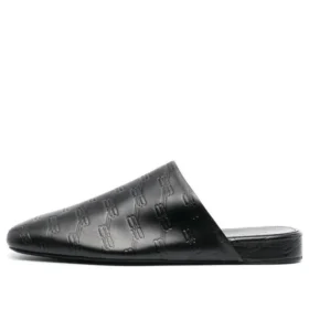 Deri Cosy BB Terlikler “Siyah” 743926WB7221000