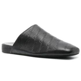 Deri Cosy BB Terlikler “Siyah” 743926WB7221000