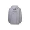 Desenli Fermuarlı Kapüşonlu Sweatshirt Dar Kesim “Gri” 744454TOVN41167