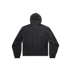 DIY Üniversite Kapüşonlular Sweatshirt “Siyah” 744463TOVK21055