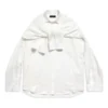 Düğümlü Kollu Oversized Gömlek “White” 768553TPO359000