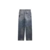 Doodle Desenli Düz Kesim Denim Pantolonlar “Mavi” 746986TOW664036
