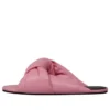 Drapeli Deri Terlik “Pembe” 636576WA2M05048