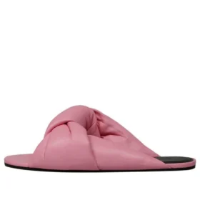 Drapeli Deri Terlik “Pembe” 636576WA2M05048