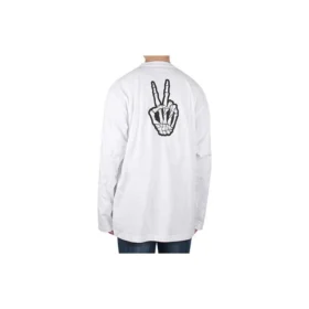 Drip Peace Tişört Geniş Kesim “Beyaz” 651796TKVA18639