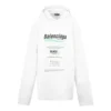 Dry Cleaning Boxy Kapüşonlu Sweatshirt “Beyaz” 661711TKVF99085