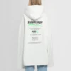 Dry Cleaning Boxy Kapüşonlu Sweatshirt “Beyaz” 661711TKVF99085