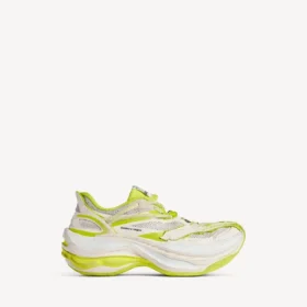 Eggshell/lime renkli erkek jet sneaker’ı