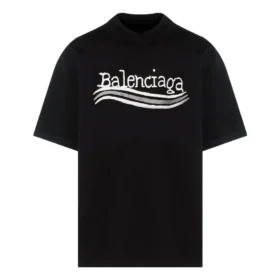 El Çizimi Balenciaga Tişört “Siyah” 641675TNVE71197