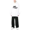 El Çizimi BB Icon Kapüşonlu Sweatshirt Geniş Kesim “Beyaz” 620973TNVQ19040