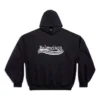 El Çizimi Political Campaign Kapüşonlu Sweatshirt “Siyah” 739024TNVE91197