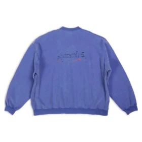 El Çizimi Political Campaign Oversized Sweatshirt “Blue” 720428TNVE84119