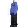 El Çizimi Political Campaign Oversized Sweatshirt “Blue” 720428TNVE84119