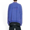 El Çizimi Political Campaign Oversized Sweatshirt “Blue” 720428TNVE84119