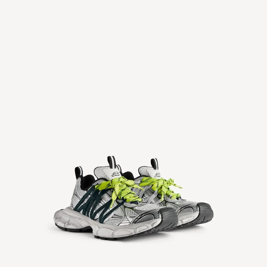 Erkek 3XL Interlace sneaker, gri/neon sarı Erkek 3XL Interlace sneaker, gri/neon sarı