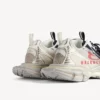 Erkek 3XL, yumurta kabuğu rengi/kırmızı/lacivert renkli bölünmüş logolu Sneaker’lar Erkek 3XL, yumurta kabuğu rengi/kırmızı/lacivert renkli bölünmüş logolu Sneaker’lar